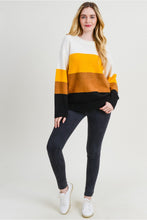 Load image into Gallery viewer, Golden Hour Striped Sweater