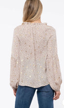 Load image into Gallery viewer, Gold Speckled Leopard Long Sleeve-2 Colors Available