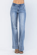 Load image into Gallery viewer, Make Them Stare Judy Blue Wide Leg Jeans