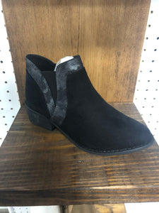 Corkys Crisp Black Ankle Boots