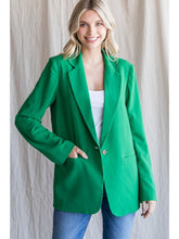 Load image into Gallery viewer, Beauty and Business Leopard Lined Blazer-5 Colors Available