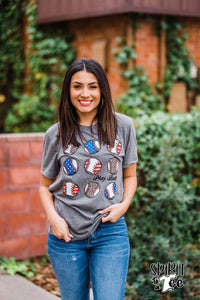 Play Ball Baseball Graphic Tee