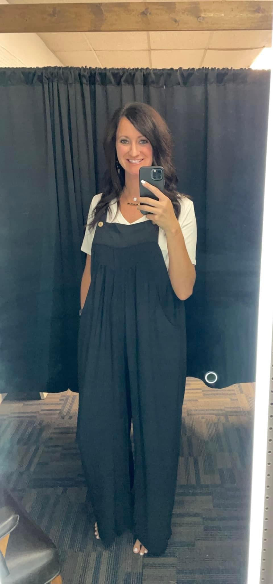 The Keep It Easy Jumpsuit-2 Colors Available-Small-3X