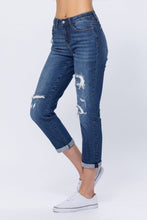 Load image into Gallery viewer, Judy Blue Peek of Thermal Boyfriend Jeans