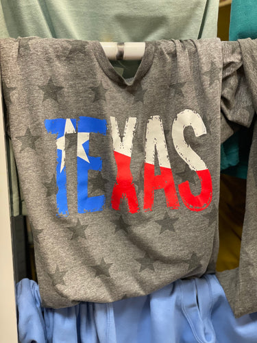 Texas Flag Star Graphic Tee