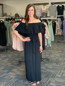 Darcy Black Off Shoulder Dress