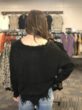 Load image into Gallery viewer, Ember Frayed V-Neck Sweater-4 Colors Available