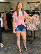 Load image into Gallery viewer, Reid Tie Dye Top-2 Colors Available