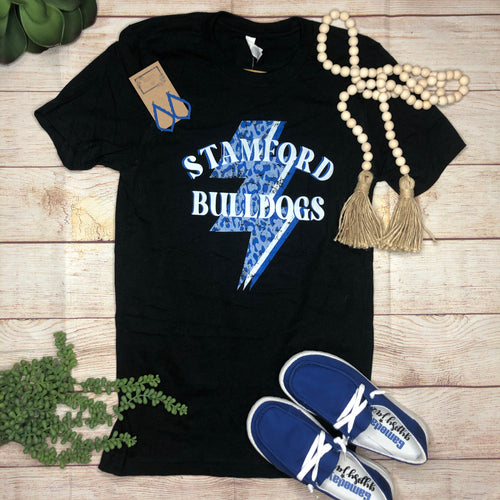 Stamford Bulldogs Lightning Graphic Tee