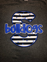 Load image into Gallery viewer, Striped Stamford Bulldogs Graphic Tee