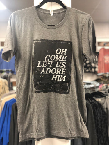 Oh Come Let Us Adore Him Graphic Tee