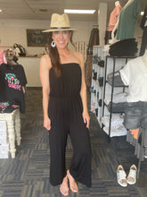 Load image into Gallery viewer, Covering the Basics Strapless Jumpsuit