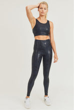 Load image into Gallery viewer, Metallic Foil Sports Bra(matching tights available)