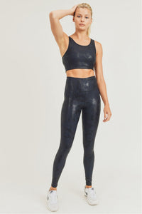 Metallic Foil Sports Bra(matching tights available)