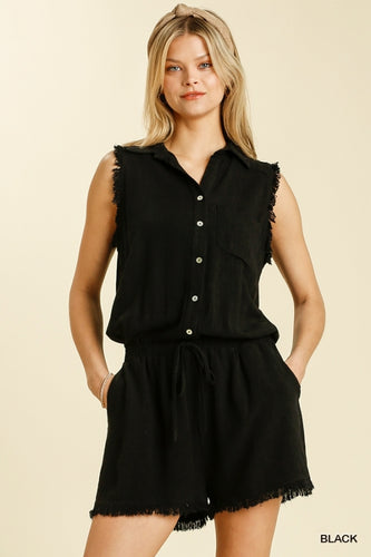 Sassy Chic Black Romper
