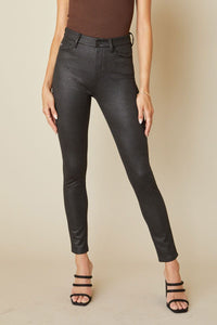 Why Not Me High Rise Super Skinny Black Jeans