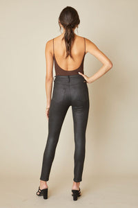 Why Not Me High Rise Super Skinny Black Jeans