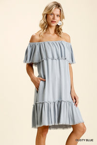 Dress To Impress Off Shoulder Dress
