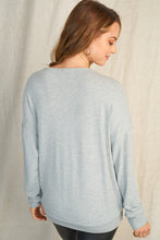 Load image into Gallery viewer, Millie Gray Long Sleeve Top
