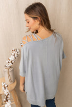 Load image into Gallery viewer, Enzyme Bold Shoulder Top