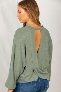 Out To Dinner Long Sleeve Top-3 Colors Available